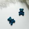 Nueva joyería para uñas de oso celebridad en línea de dos colores Oso de resina para uñas Joyería de dibujos animados Accesorios DIY para pendientes y horquillas