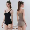 Almohadilla para el pecho Moldeador de una pieza Pantalones de control de abdomen para mujer Moldeador de glúteos Ropa interior con tirantes Corsé elástico Moldeador corporal