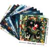 12 Papel de material navideño sueño copo de nieve material para cuenta de mano papel de respaldo DIY cortar este fondo para hacer tarjetas
