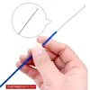 Novo anel elástico antiderrapante para orelha, ferramenta para coleta de orelha, colher de orelha, agulha de prata, anel macio, anel elástico para orelha, tamanho médio