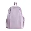 Mochila grande e estilosa de cor sólida, novo modelo 2026, leve, adequada para estudantes universitários, deslocamento e viagens