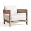 Sofá de Exterior Villa Muebles de Patio Silla de Ocio al Aire Libre Combinación de Sofá de Terraza de Jardín de Teca Todo Madera Sólida