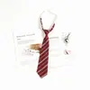 Pajarita de graduación para mujer, color vino tinto, estilo académico japonés JK, accesorios para uniformes escolares gratuitos.