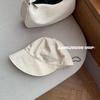 Zhao Lusi - Sombrero para el sol del mismo estilo para mujer, estilo coreano, con cordón, ligero, con protección UV, para cubrir la cara y protegerse del sol, sombrero de pescador