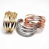 Pulsera Popular Europea y Americana de Venta Caliente de Aliexpress Pulsera Casual Semicircular Hueca en Forma de C Moderna y Más Fácil de Combinar Accesorios de Mano al Por Mayor