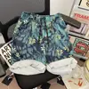 Nuevos Shorts de Playa para Hombre 2025 para Verano, Deportivos Trendy para Exteriores, Shorts de Baño Rectos Holgados de Cinco Puntos