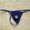 Fabricante Vende Ropa Interior Masculina de Talla Grande con Agujeros, Transpirable de Cintura Media Sexy T-String Pantalones, Exportación 1 Pieza Dropshipping D029