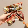 Elegante y Elegante Pañuelo Cuadrado para Atar el Cabello, Atadura de Cabello Súper Hada y Linda para Niña, Cuerda para el Cabello Accesorios para el Cabello, Nueva Cuerda para el Cabello de Verano Adorno para la Cabeza