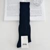 Calcetines holgados de etiqueta de tela Miumiu para mujer de verano, simples, finos, versátiles estilo JK, estilo coreano, estilo universitario, calcetines hasta la pantorrilla