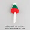 Conjunto Transfronterizo de Mini Gorro y Bufanda Tejidos de Navidad Decoración de Muñeca Decoraciones Navideñas de Ganso Grande Decoraciones Navideñas