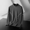 [entrega rápida] camisa de gola alta dupla face de veludo para usar por baixo masculina manga longa camiseta roupas marca de moda outono masculino