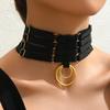 Ropa de Bambú suministro transfronterizo ropa a juego dulce cool chica hot atado de tiras de tres capas sexy anillo para el cuello JQ0016