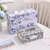Estilo Europeo Hueso Porcelana Hortensia Azul Azul y Blanco 58 Piezas Olla Sopera Bol Plato para Pescado Bol de Arroz Cuchara para Sopa Plato de Cena Taza de Té Vajilla Fábrica Venta al por Mayor