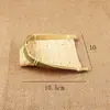 Decoración de Presentación de Sashimi Japonés Valla de Tejido de Bambú Exhibidor de Mariscos Cesta de Tejido de Seda de Bambú Tubo de Bambú Balsa de Bambú Herramientas de Presentación