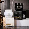 Uma folha no início do creme preto e branco para curativo clareador hidratante macio e suave creme hidratante com bloqueio de água