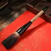 Pelos de lobo e pelos de ovelha e caneta de balde tamanho grande caneta de agarrar pintura chinesa tradicional caligrafia dístico caneta de levantar dístico de Festival da Primavera pincel grande estudo Quatro Tesouros