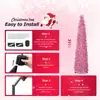 2025 Amazon Mais Vendido Novo Árvore de Natal Biscoito de Gengibre de PVC Decoração de Festa Decorações de Natal