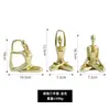 Set de Tres Figuras de Lujo Ligero con Temática de Yoga y Danza para Maquetas de Dormitorios, Salas de Estar, Estudios y Decoración de Hoteles