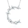 Collar de moda de comercio exterior estilo ins de lujo ligero nicho, nuevo accesorio de collar 925 de plata transfronterizo que no se decolora para mujeres en verano