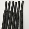 Cuerda para Sombrero de Metal Pintada en Spray Especializada del Fabricante Cuerda para Sombrero de Poliéster Negro de 6 MM Ecológica Cordón Se Puede Imprimir con LOGOTIPO