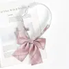 Flor de Cuello Pequeña Estilo Preppy Forro de Uniforme Escolar Corbata de Lazo JK Traje de Marinero Holgazán Libre Corbata de Lazo Cuadros Camisa Uniforme Estilo Japonés para Mujer