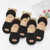 Tian Yi calcetines invisibles de color sólido nuevos estilo japonés calcetines de silicona para mujer color caramelo ligero Vogue calcetines para mujer al por mayor