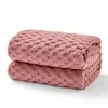 Manta de Franela Jacquard de Alta Gama Transfronteriza Otoño/Invierno Cálida Agradable al Tacto Manta de Lana para el Hogar Fabricante de Origen Personalizable OEM