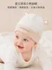 Gorro de Bebé Sin Costuras Clase A de 0 a 3 Meses, Gorro Fetal de Doble Capa para Recién Nacidos, Protector de Cabeza a Prueba de Viento, Gorro Fetal Suave y Lindo de Doble Capa, Estilo Primavera y Otoño