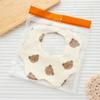 Pacote Único Crepe de Seis Camadas Toalha para Regurgito de Bebê Algodão Classe A Pétala Babador para Bebê Babador Transfronteiriço