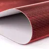Papel Corrugado Metálico 4K 35*50 Papel Colorido Artesanal Infantil Papel Ondulado Papel Metálico Brilhante Dourado Prateado Brilhante
