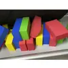Bloque de esponja de espuma rectangular para pulido de diamantes a mano, bloque EVA de alta densidad rojo, amarillo, verde, espuma EVA