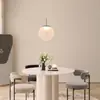 Lustre Redondo Simples Escandinavo para Mesa de Cabeceira Criativo Estiloso para Restaurante Sala de Estar Lustre para Casa Duplex Loft Escada