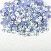 Wei Chen Guomao Uma capa de celular com fundo de borracha banhado a cores decorativas com strass, acessórios para joias de vidro de beleza e arte de unha faça você mesmo