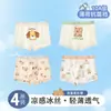 Ropa interior para niños de 10 a 15 años, calzoncillos bóxer tipo A de seda helada para bebé, estilo fino de verano para niños y bebés