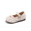 Zapatos de Cuero Pequeños para Niña 2024 Primavera y Verano Nuevos Zapatos de Frijol de Suela Suave para Niños Primavera y Otoño Zapatos de Princesa Pequeños Xiangfeng para Niña