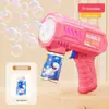 Brinquedo de bolhas novo transfronteiriço máquina de bolhas pistola de bolhas automática pistola de bolhas Gatling portátil brinquedo infantil