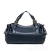 Bolso tote plisado de piel suave para otoño e invierno, bolso de mano vintage para mujer, nuevo estilo transfronterizo en Amazon