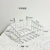 Tela de Malha de Arame Rede Grade Supermercado Prateleiras de Grade Suspensa Rack de Exibição de Malha de Ferro Branco Painéis de Grade Rack de Armazenamento de Parede