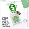 Portatarjetas transparente al por mayor para estudiantes, portatarjeta con tapa deslizante, estuche para tarjeta de campus y tarjeta de comida, funda protectora anti-pérdida para tarjetas de autobús y de acceso