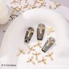 Joyería para Manicura Transfronteriza Cruz Doce Constelaciones Metal Diamante Manicura Uñas Cruzadas Joyería para Uñas Portátil Venta al por Mayor