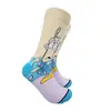 Modelos Transfronterizos de Comercio Exterior para Primavera, Otoño e Invierno Hombres y Mujeres Tendencia de Dibujos Animados Calcetines de Media Pantorrilla Calcetines de Algodón Sitio de Suministro