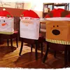 Decoraciones navideñas para personas mayores muñeco de nieve alce funda para silla funda para silla de comedor de Navidad diseño festivo para hotel restaurante