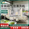 Máquina de limpieza de burbujas para verduras equipo de limpieza con pulverización a alta presión multifuncional máquina automática de limpieza de frutas y verduras