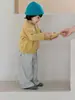 Ropa para Bebé Niño Otoño 2026 Nuevo Estilo Coreano Ropa Infantil Conjunto de Otoño para Niños Cárdigan de Punto y Pantalones a Rayas
