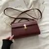 Bolsa Pequena Quadrada Feminina Minimalista Retrô Nova Estilosa de Alta Aparência Moda para o Trabalho Casual Tendência Bolsa de Ombro Transversal