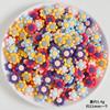 Flores Artificiales Mixtas Resina Accesorios Pequeños Hechos a Mano DIY Pegamento de Crema Pegatinas para Refrigerador Accesorios para Zuecos Accesorios de Parche