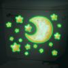 Feifan Luminoso Mg-Ym024 Acuarela Luna Brillante y Estrellas Decoración de Pared para Baño Inodoro Pegatina Venta al por Mayor
