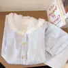 Pijama Estilo Ins para Mujer, Nuevo Estilo de Verano, Shorts de Manga Corta, Cárdigan Lindo de Estudiante, Conjunto de Verano