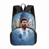 Mochila de Moda Estampada para Hombre Transfronteriza Estampado de Fútbol Mochila Ligera para Estudiantes Niños Casual Gran Capacidad Bolsa Escolar