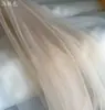 Piel de pasta de frijol suave tono de piel tono carne negro ajuste ceñido tejido de malla suave vestido de novia vestido de noche falda red de caída tela suave